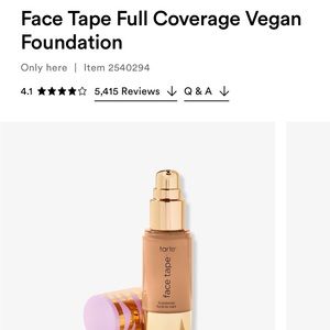 Tarte Face Tape Foundation